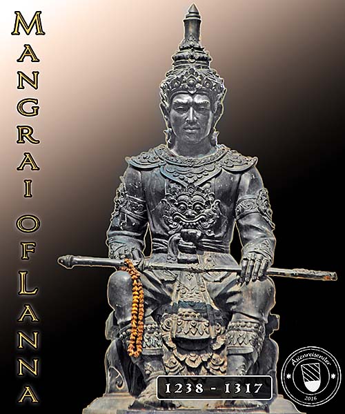 'King Mangrai | Mengrai of Lanna | King Mangrai / Mengrai Memorial in Chiang Saen' by Asienreisender